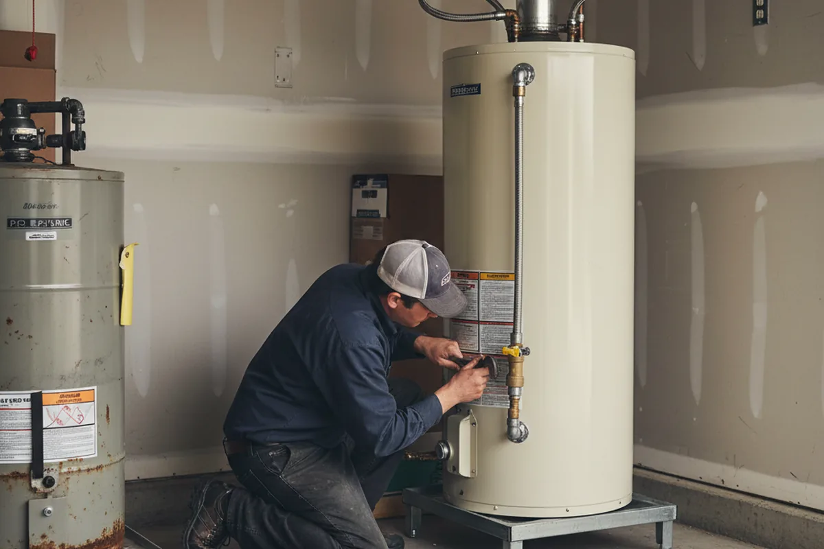 Water heater and shutoff valve replacement in King Of Prussia